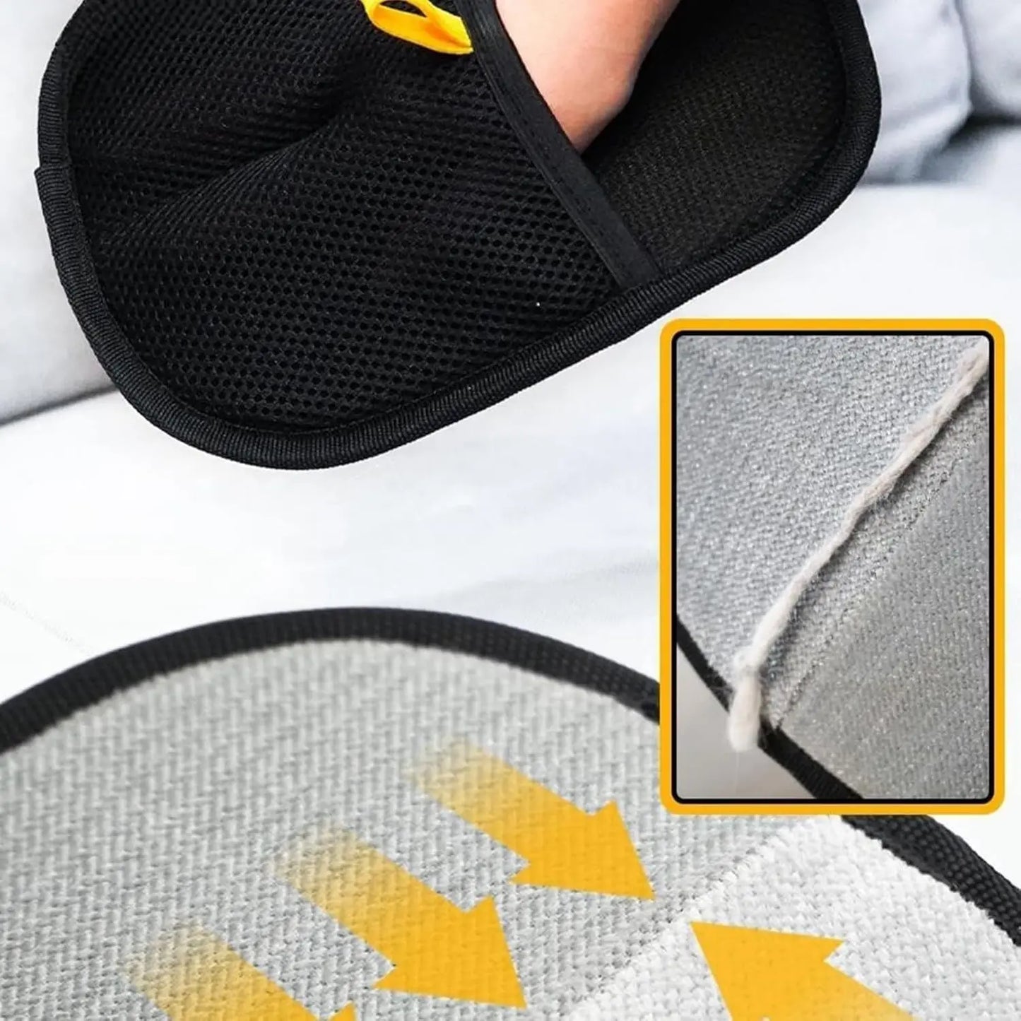 Efficient Pet Hair Cleaning Gloves Static Dedusting Brush Pet Hair Remover For Dog Cat Grooming Removes Hair From Sofa Carpet