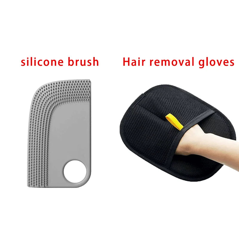 Efficient Pet Hair Cleaning Gloves Static Dedusting Brush Pet Hair Remover For Dog Cat Grooming Removes Hair From Sofa Carpet