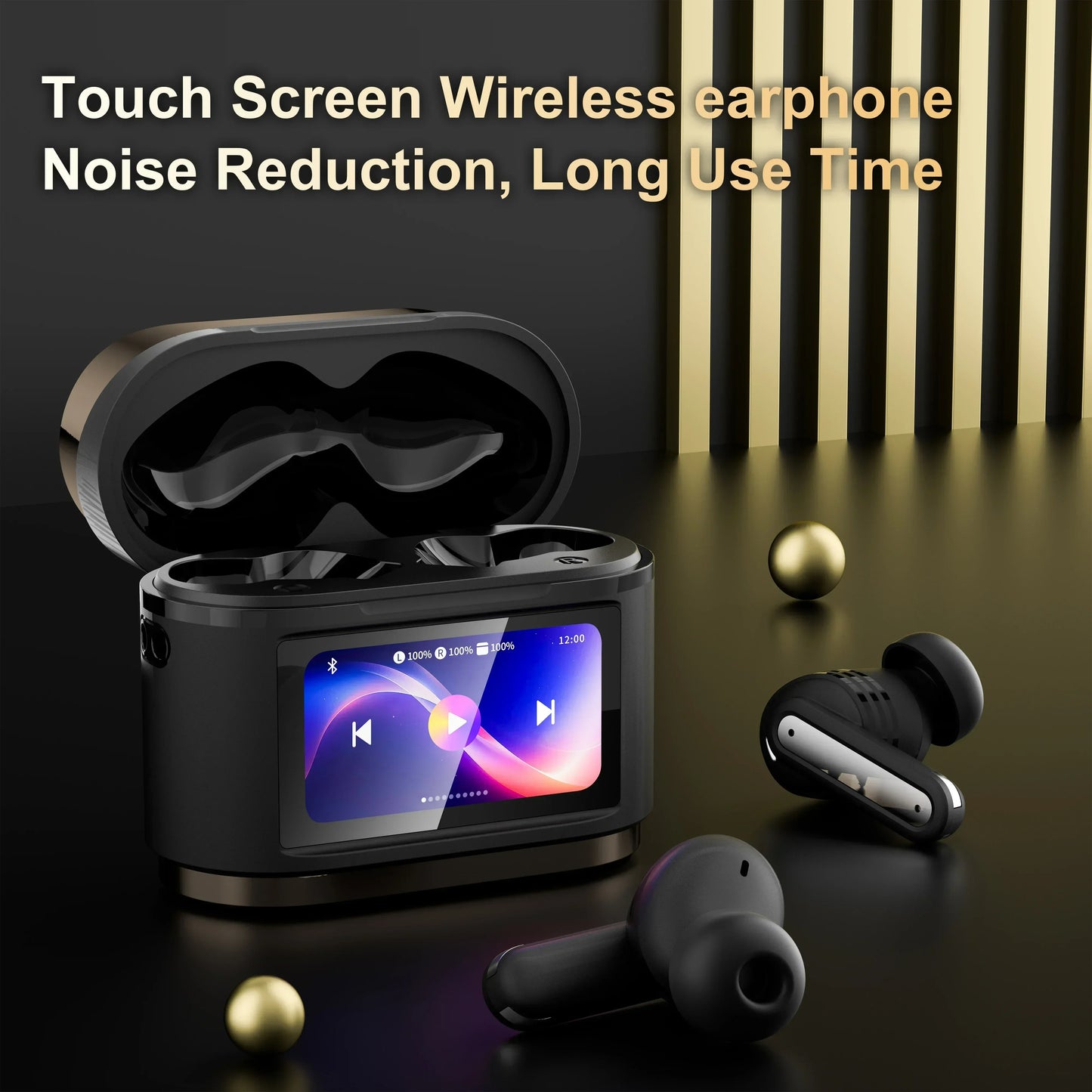 Original Xiaomi Wireless Bluetooth Earphones BD2 ANC Noise Reduction ENC Digital Display Screen with Different Sound Quality Ear