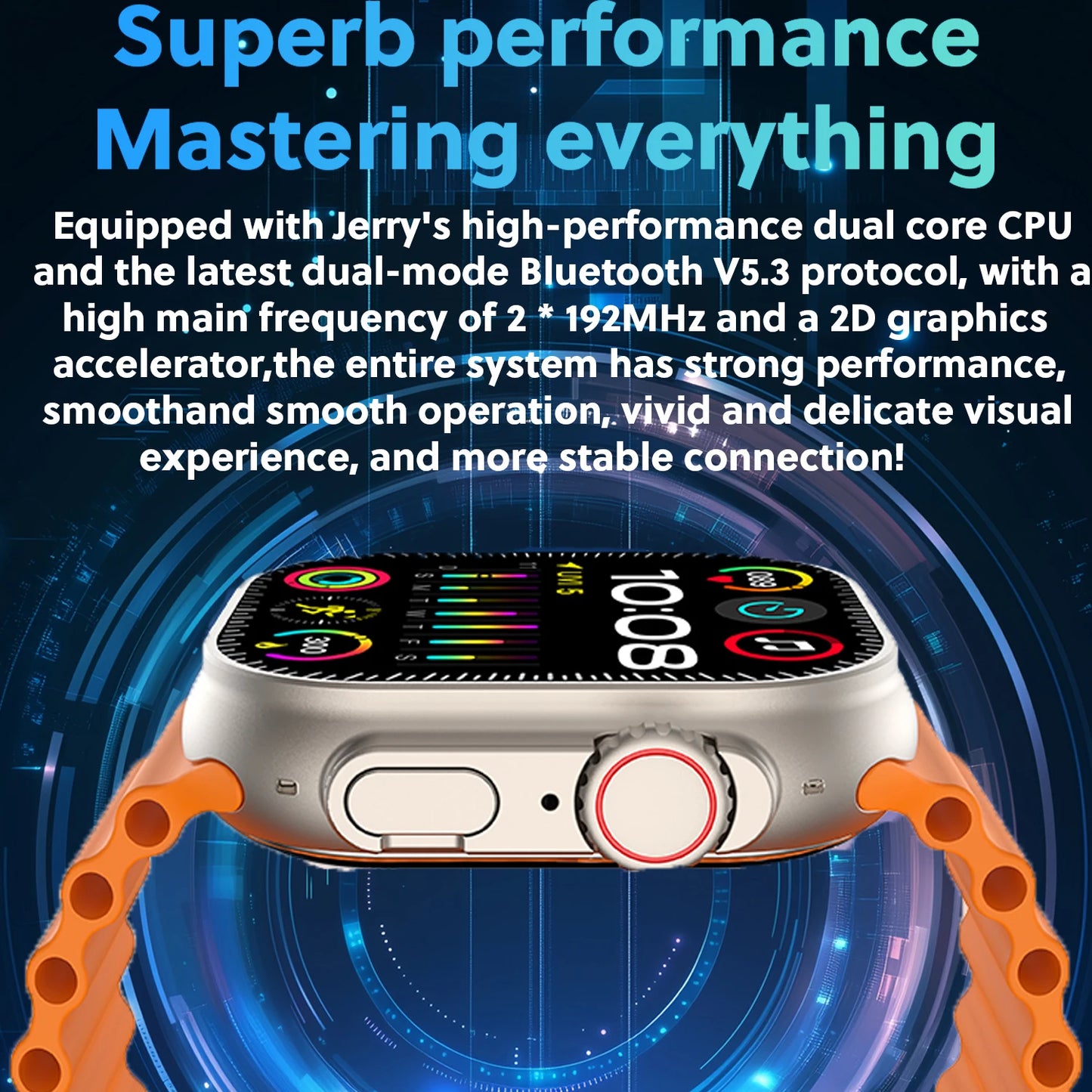 New 4G SIM Card and Camera Video Call SmartWatch Whatsapp Notification AMOLED Screen Custom Dial Support TWS Earphone Connection
