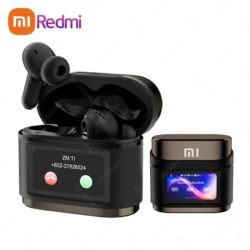 Original Xiaomi Wireless Bluetooth Earphones BD2 ANC Noise Reduction ENC Digital Display Screen with Different Sound Quality Ear