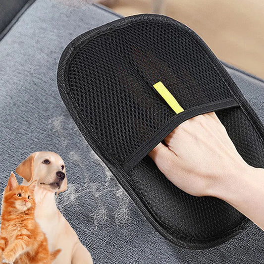Efficient Pet Hair Cleaning Gloves Static Dedusting Brush Pet Hair Remover For Dog Cat Grooming Removes Hair From Sofa Carpet
